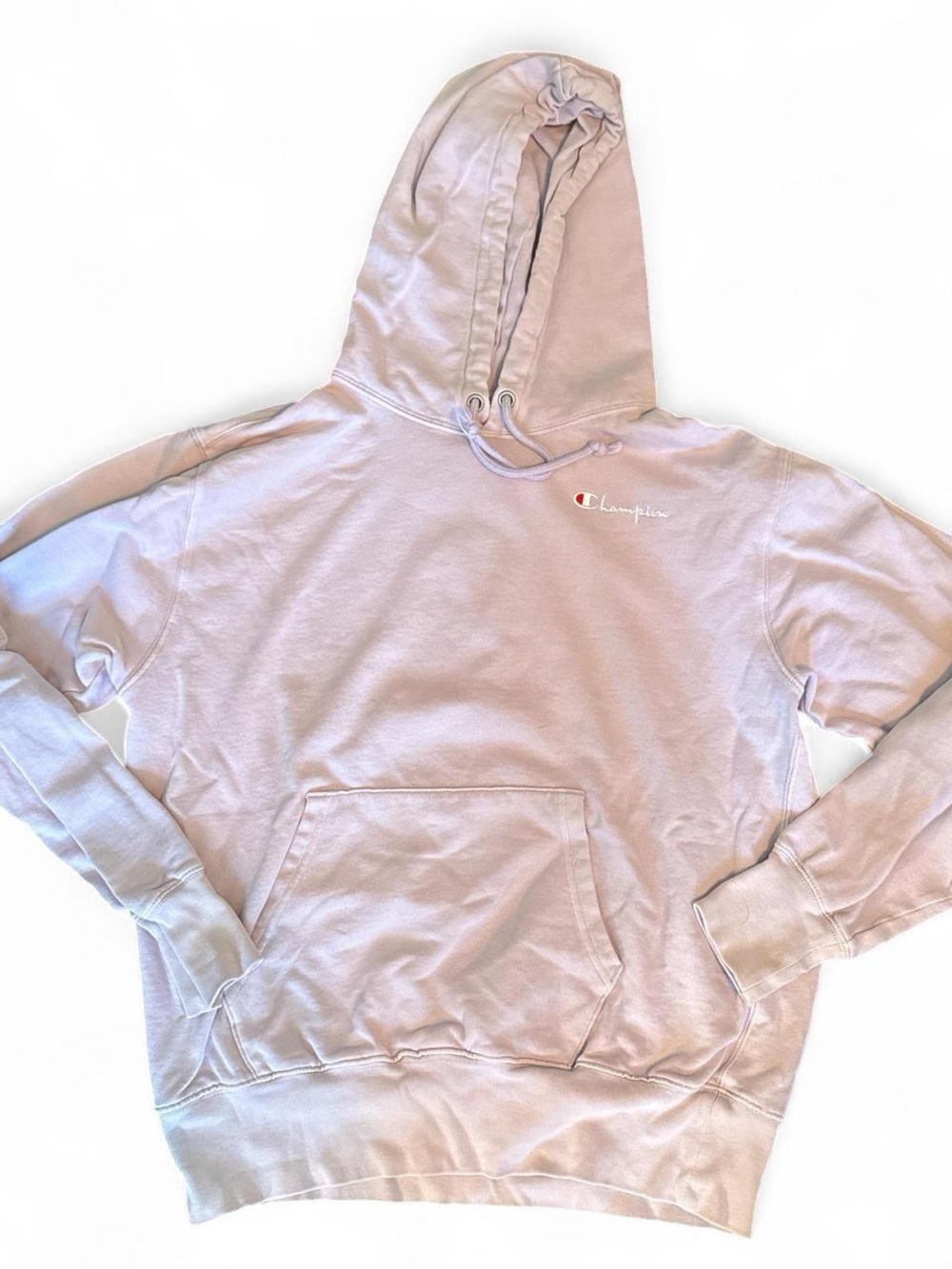 Champion Women’s Hooded Sweatshirt in Light Lavender
